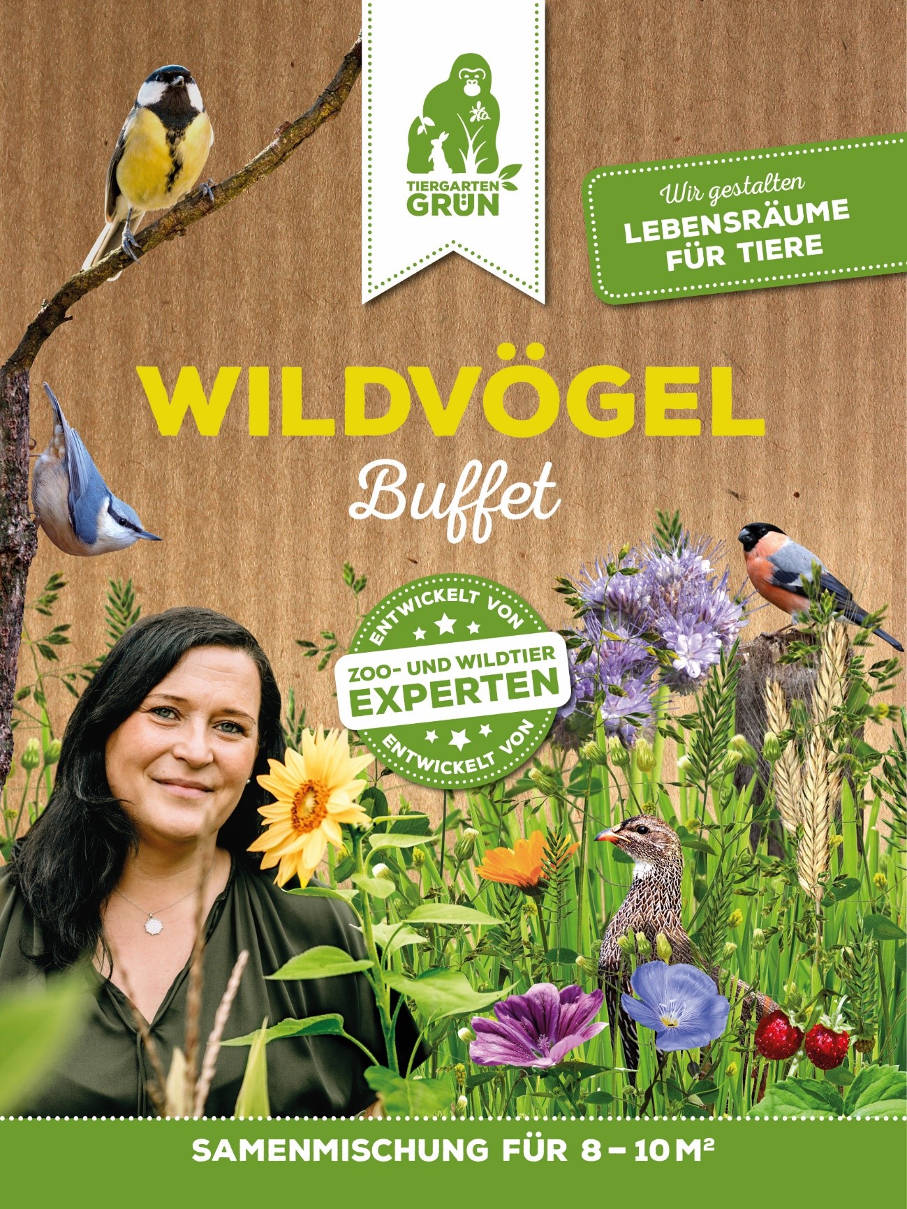 Tiergartengrün Wildvogel Buffet